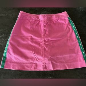 Lilly Pulitzer Womens Golf Skirt w/Shorts Skort Size 6 Pink w/Golfer